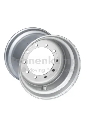 1x Rim AG 20.00 x 22.5 H2, External Valve, Silver RAL9006