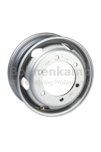 Rim 6.75 X 17.5 H, External Valve, Silver RAL9006