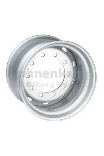 Rim 14.00 x 22.5, External Valve, Silver RAL9006