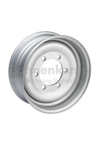 1x Rim 6.00 x 17.5, External Valve, Silver RAL9006
