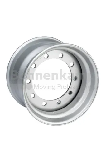 Rim 11.75 x 19.5, External Valve, Silver RAL9006