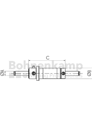 ADR-Hydraulikzylinder für Black Bull Nachlauf-