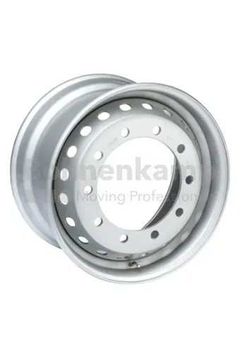 Rim 11.75 x 22.5 H, External Valve, Silver RAL9006